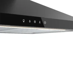 GoodHome LinkSense GHCH60LKBL Black Steel & Glass Chimney Cooker Hood (W)59.8cm - Black 18 GoodHome LinkSense GHCH60LKBL Black Steel & Glass Chimney Cooker Hood (W)59.8cm - Black -Trade point goodhome linksense ghch60lkbl black steel glass chimney cooker hood w 59 8cm black5059340446134 36c