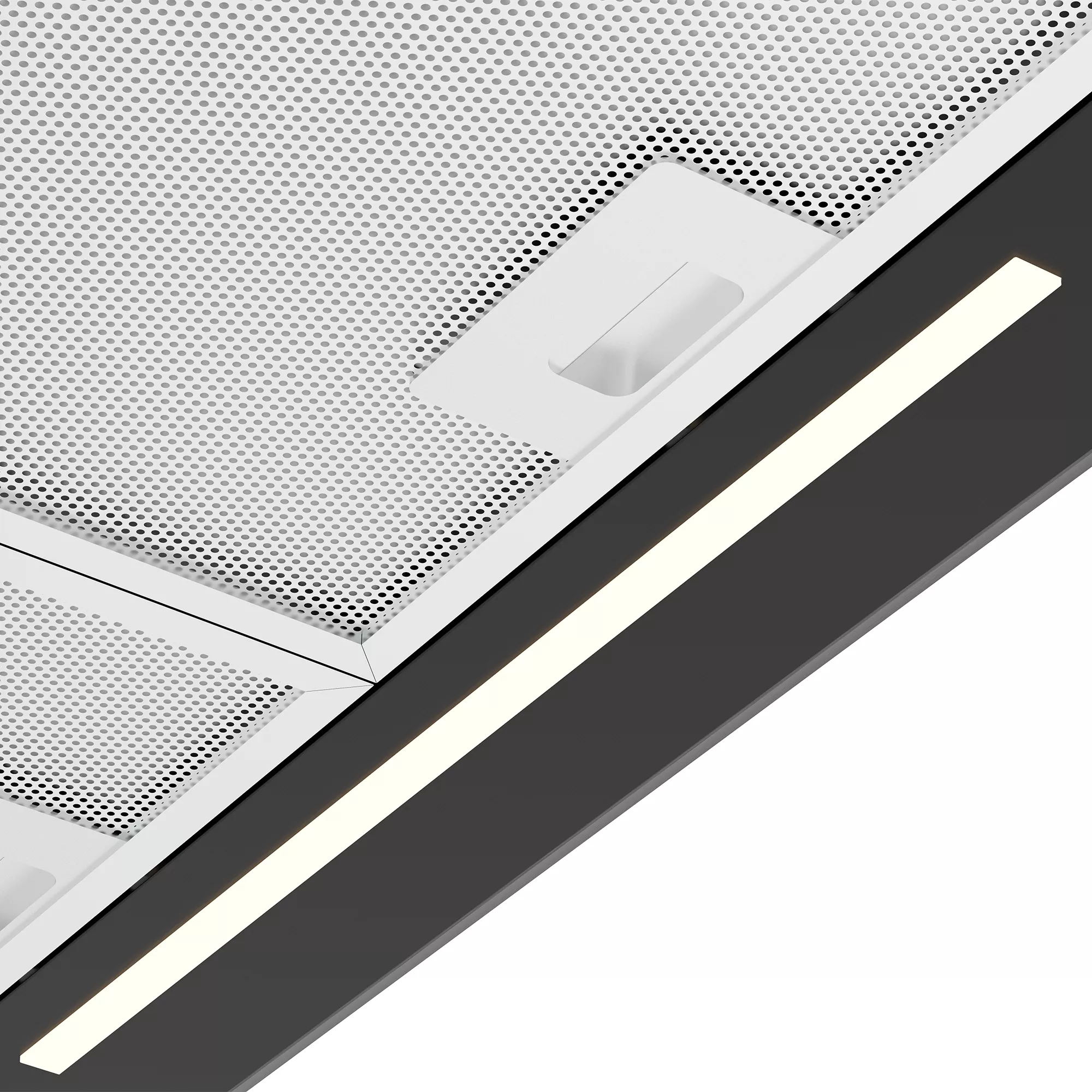 GoodHome LinkSense GHCH60LKBL Black Steel & Glass Chimney Cooker Hood (W)59.8cm - Black 8 GoodHome LinkSense GHCH60LKBL Black Steel & Glass Chimney Cooker Hood (W)59.8cm - Black - Image 6