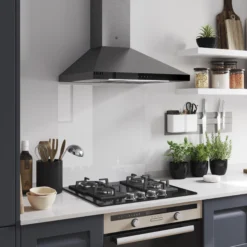 GoodHome LinkSense GHCH60LKSS Glass Chimney Cooker Hood (W)59.8cm 22 GoodHome LinkSense GHCH60LKSS Glass Chimney Cooker Hood (W)59.8cm -Trade point goodhome linksense ghch60lkss glass chimney cooker hood w 59 8cm5059340446172 01i