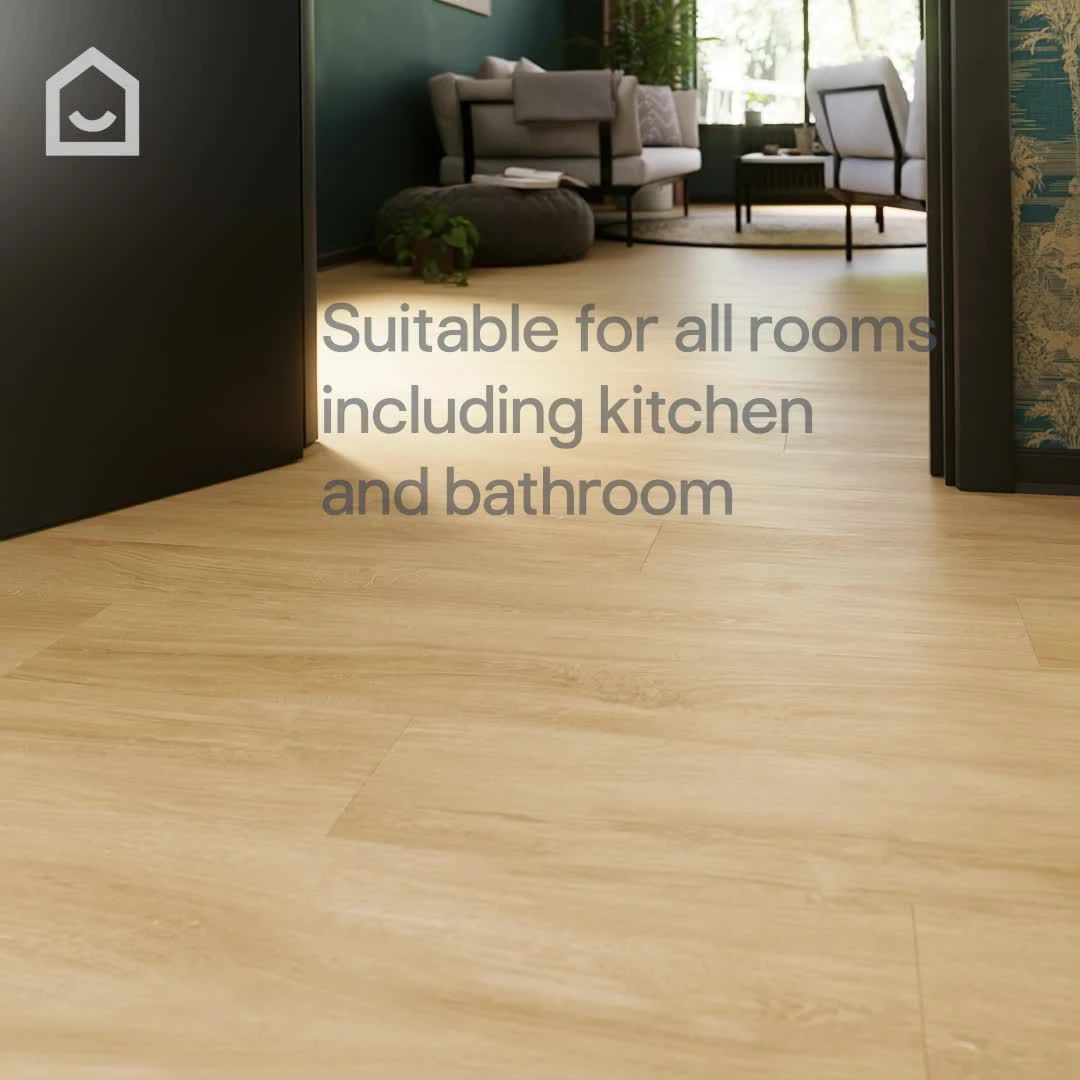 GoodHome Lulea Wood Effect Laminate Flooring, 1.995m² 4 GoodHome Lulea Wood Effect Laminate Flooring, 1.995m² - Image 2