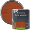 GoodHome Mahogany Satin Floor Wood Varnish, 2.5L -Trade point goodhome mahogany satin floor wood varnish 2 5l5059340487007 21c