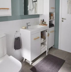 GoodHome Makonda White Oblong Counter-mounted Counter Top Basin (W)80.4cm 15 GoodHome Makonda White Oblong Counter-mounted Counter Top Basin (W)80.4cm -Trade point goodhome makonda white oblong counter mounted counter top basin w 80 4cm3663602527275 02i