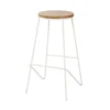 GoodHome Maloux Natural Oak Bar Stool 2 GoodHome Maloux Natural Oak Bar Stool -Trade point goodhome maloux natural oak bar stool5059340017273 01c