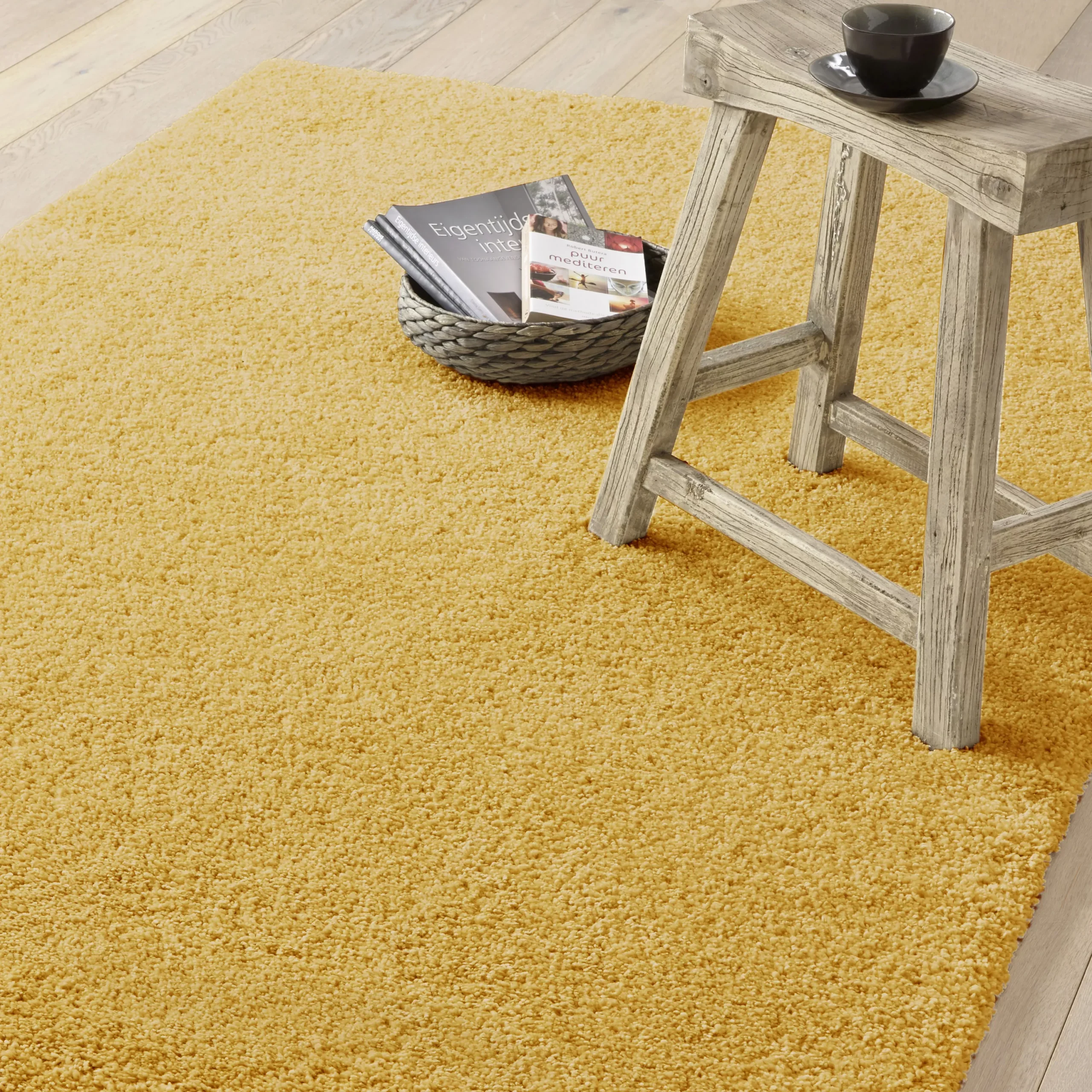 GoodHome Manzo Yellow Rug 230cmx160cm 8 GoodHome Manzo Yellow Rug 230cmx160cm - Image 6