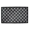 GoodHome Maurice Black Geometric Scraper Mat, 60cm X 90cm 2 GoodHome Maurice Black Geometric Scraper Mat, 60cm X 90cm -Trade point goodhome maurice black geometric scraper mat 60cm x 90cm5059340473840 02c