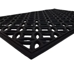 GoodHome Maurice Black Geometric Scraper Mat, 60cm X 90cm 9 GoodHome Maurice Black Geometric Scraper Mat, 60cm X 90cm -Trade point goodhome maurice black geometric scraper mat 60cm x 90cm5059340473840 21c