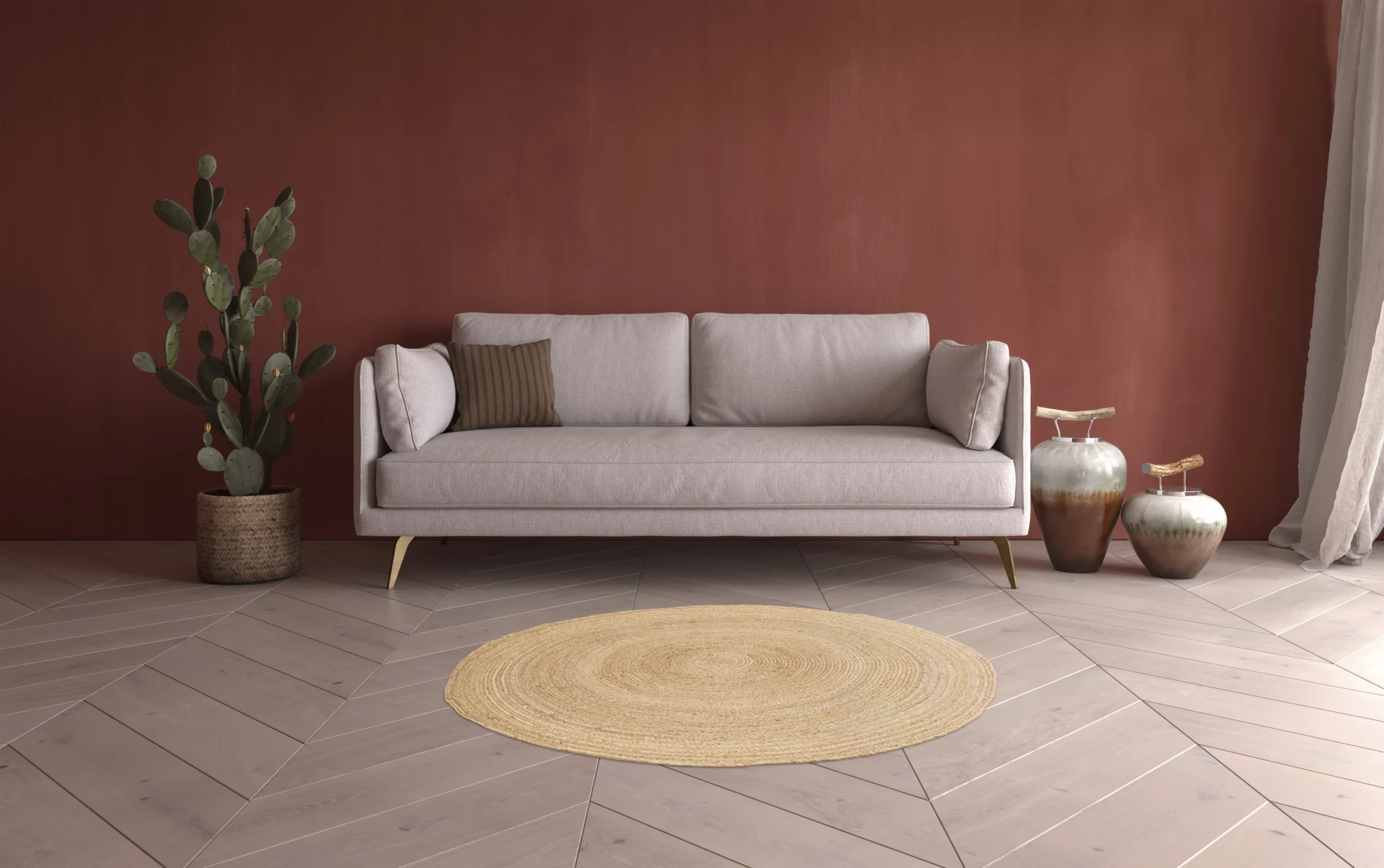 GoodHome Melua Natural Reversible Rug 80cmx80cm 7 GoodHome Melua Natural Reversible Rug 80cmx80cm - Image 5