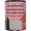 GoodHome Metal Grey Metal Primer & Undercoat, 750ml 2 GoodHome Metal Grey Metal Primer & Undercoat, 750ml -Trade point goodhome metal grey metal primer undercoat 750ml5036581057237 02c