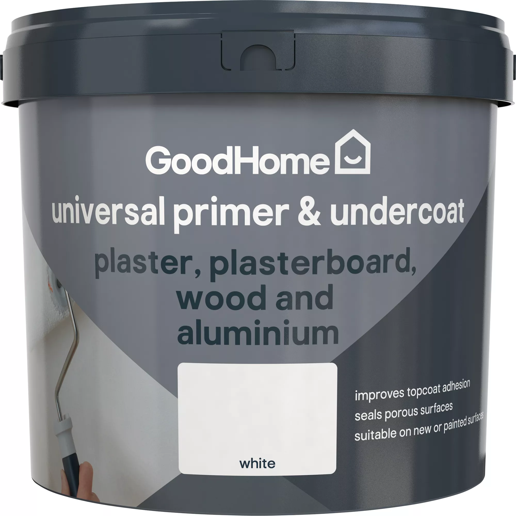 GoodHome Multi-Surface White Multi-surface Primer & Undercoat, 5L 4 GoodHome Multi-Surface White Multi-surface Primer & Undercoat, 5L - Image 2