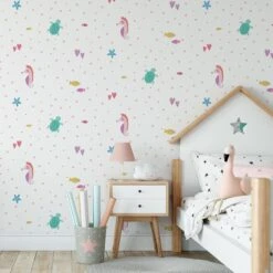 GoodHome Multi Underwater Theme Smooth Wallpaper 12 GoodHome Multi Underwater Theme Smooth Wallpaper -Trade point goodhome multi underwater theme smooth wallpaper5011583532227 21i bq