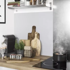 GoodHome Nepeta Grey Patchwork Cement Effect Paper & Resin Back Panel, (H)600mm (W)1800mm (T)3mm -Trade point goodhome nepeta grey patchwork cement effect paper resin back panel h 600mm w 1800mm t 3mm3663602636359 22i