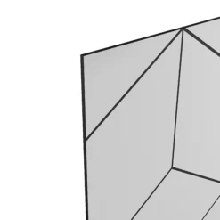 GoodHome Nepeta White Geometric / Smooth Paper & Resin Back Panel, (H)6000mm (W)18000mm (T)3mm -Trade point goodhome nepeta white geometric smooth paper resin back panel h 6000mm w 18000mm t 3mm3663602636311 01c