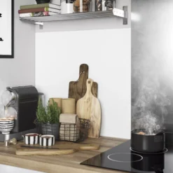 GoodHome Nepeta White Geometric / Smooth Paper & Resin Back Panel, (H)6000mm (W)18000mm (T)3mm -Trade point goodhome nepeta white geometric smooth paper resin back panel h 6000mm w 18000mm t 3mm3663602636311 22i