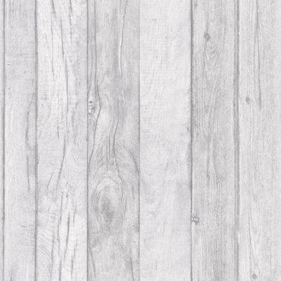 GoodHome Ordsall Grey Wood Effect Smooth Wallpaper 3 GoodHome Ordsall Grey Wood Effect Smooth Wallpaper