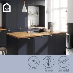 GoodHome Orin Chevron Solid Oak Upstand (L)3000mm 18 GoodHome Orin Chevron Solid Oak Upstand (L)3000mm -Trade point goodhome orin chevron solid oak upstand l 3000mm5059340794891 71i