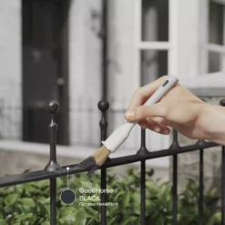 GoodHome Outdoor Black Satinwood Exterior Metal Paint, 2.5L Tin 13 GoodHome Outdoor Black Satinwood Exterior Metal Paint, 2.5L Tin -Trade point goodhome outdoor black satinwood exterior metal paint 2 5l tin5059340296050 19i EN 2022