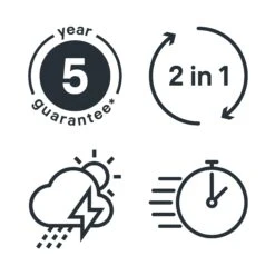 GoodHome Outdoor Delaware Satinwood Multi-surface Paint, 2.5L -Trade point goodhome outdoor delaware satinwood multi surface paint 2 5l5059340296982 03t