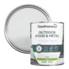 GoodHome Outdoor White Satinwood Multi-surface Paint, 750ml -Trade point goodhome outdoor white satinwood multi surface paint 750ml5059340296937 21c