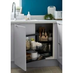 GoodHome Pebre Anthracite Soft-open Right Outward Pull Out Storage, (H)639mm (W)855mm 18 GoodHome Pebre Anthracite Soft-open Right Outward Pull Out Storage, (H)639mm (W)855mm -Trade point goodhome pebre anthracite soft open right outward pull out storage h 639mm w 855mm3663602480242 01i bq