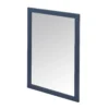 GoodHome Perma Blue Rectangular Wall-mounted Bathroom Mirror (H)700mm (W)500mm -Trade point goodhome perma blue rectangular wall mounted bathroom mirror h 700mm w 500mm5059340018720 01c