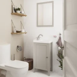 GoodHome Perma Grey Rectangular Bathroom Mirror (H)700mm (W)500mm 13 GoodHome Perma Grey Rectangular Bathroom Mirror (H)700mm (W)500mm -Trade point goodhome perma grey rectangular bathroom mirror h 700mm w 500mm5059340018188 02i