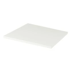 GoodHome Perma Satin White Square Edge MDF Bathroom Worktop 2.8cm X 60.5cm