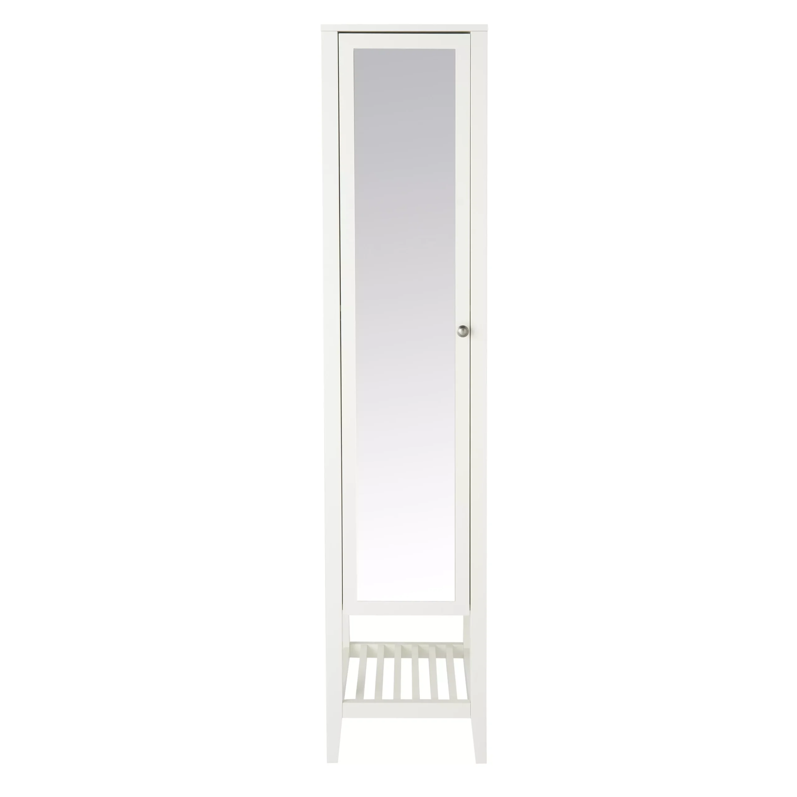 GoodHome Perma Tall Satin White Single Bathroom Cabinet (H)185cm (W)40cm 5 GoodHome Perma Tall Satin White Single Bathroom Cabinet (H)185cm (W)40cm - Image 3