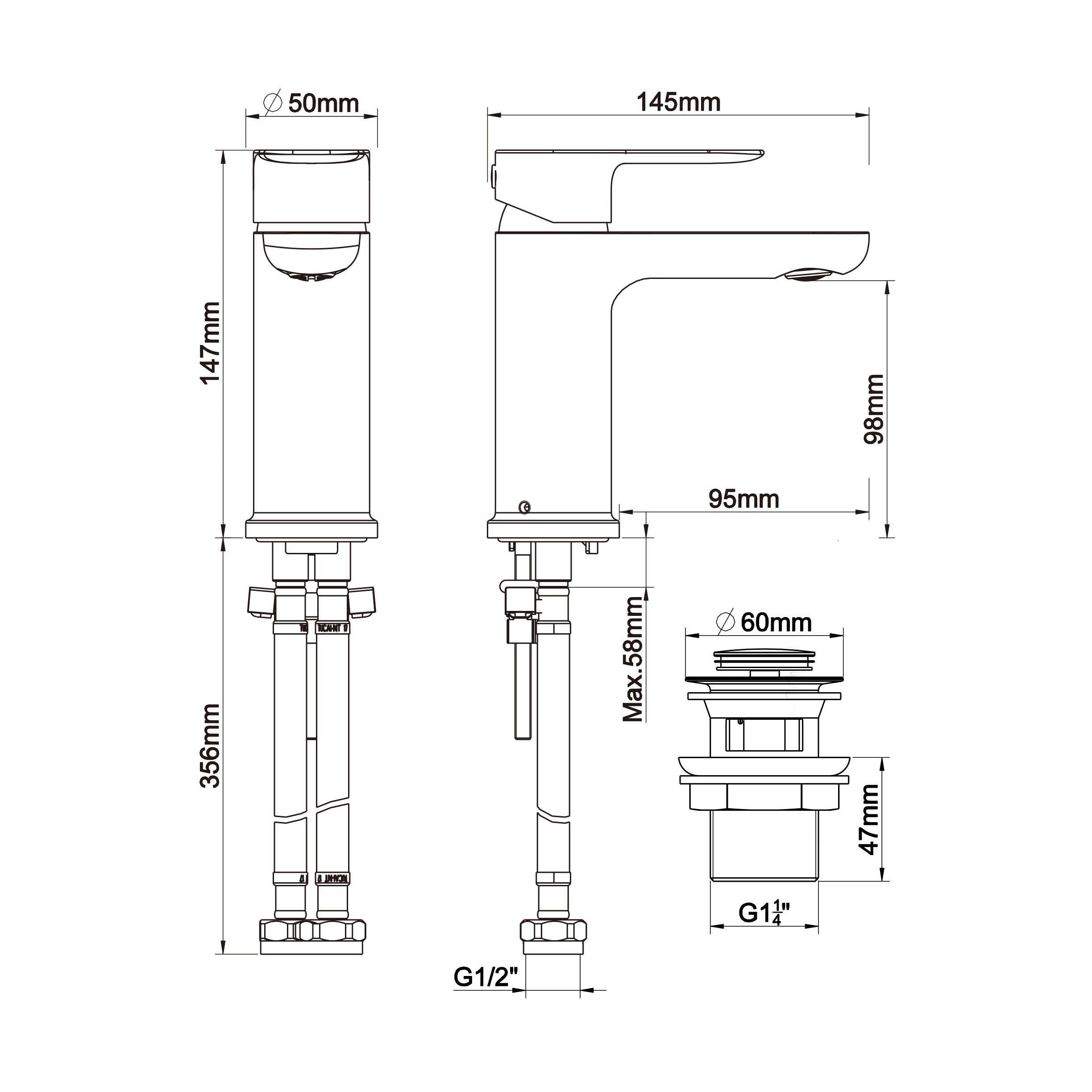 GoodHome Piana Basin Mono Mixer Tap 5 GoodHome Piana Basin Mono Mixer Tap - Image 3