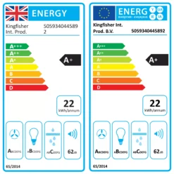 GoodHome PlasmaSense GHAG60PLAS Black Steel & Glass Angled Cooker Hood (W)59.8cm - Black 23 GoodHome PlasmaSense GHAG60PLAS Black Steel & Glass Angled Cooker Hood (W)59.8cm - Black -Trade point goodhome plasmasense ghag60plas black steel glass angled cooker hood w 59 8cm black5059340445892 EUP EN