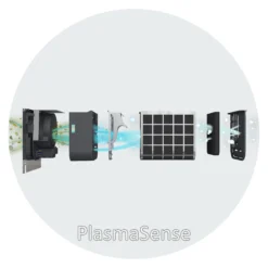 GoodHome PlasmaSense GHAG60PLAS Black Steel & Glass Angled Cooker Hood (W)59.8cm - Black 21 GoodHome PlasmaSense GHAG60PLAS Black Steel & Glass Angled Cooker Hood (W)59.8cm - Black -Trade point goodhome plasmasense ghag60plas black steel glass angled cooker hood w 59 8cm black5059340445915 10i