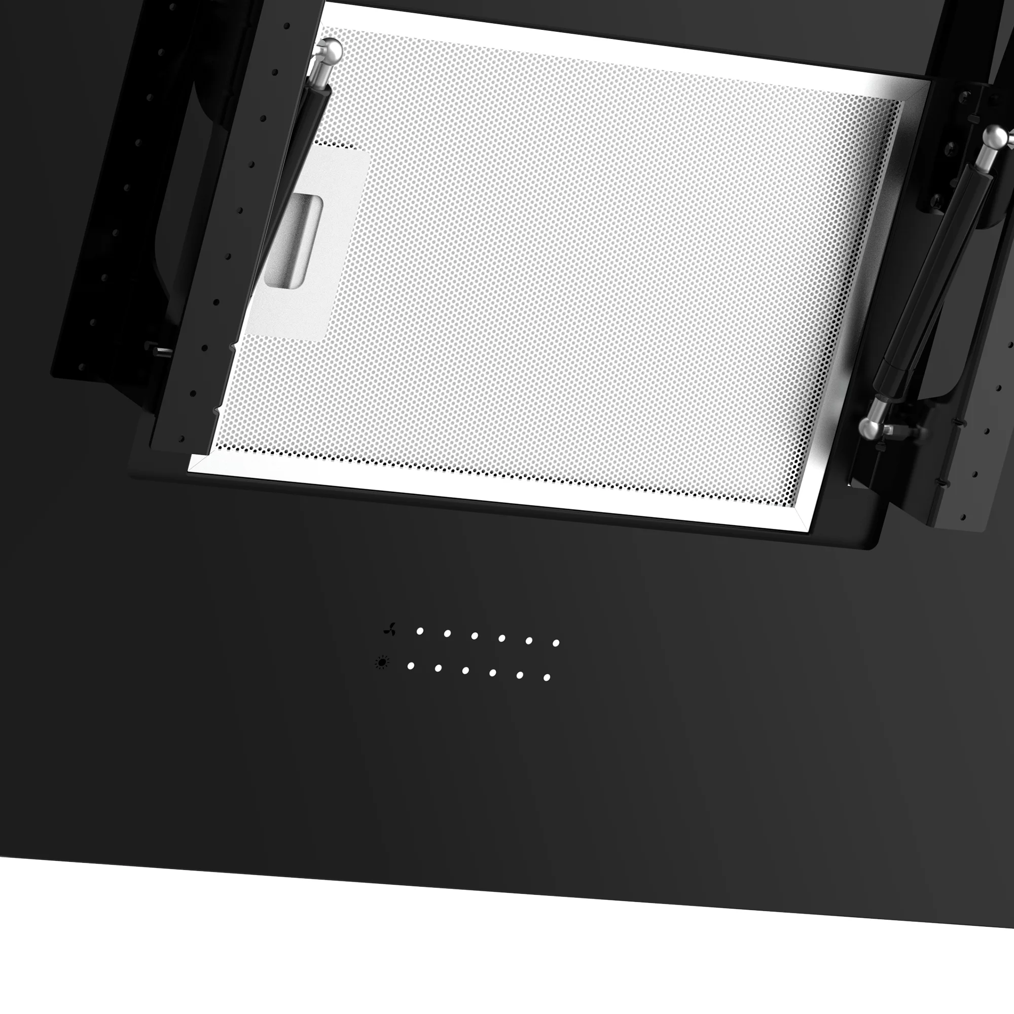 GoodHome PlasmaSense GHAG90PLAS Black Steel & Glass Angled Cooker Hood (W)89.8cm - Black 9 GoodHome PlasmaSense GHAG90PLAS Black Steel & Glass Angled Cooker Hood (W)89.8cm - Black - Image 7