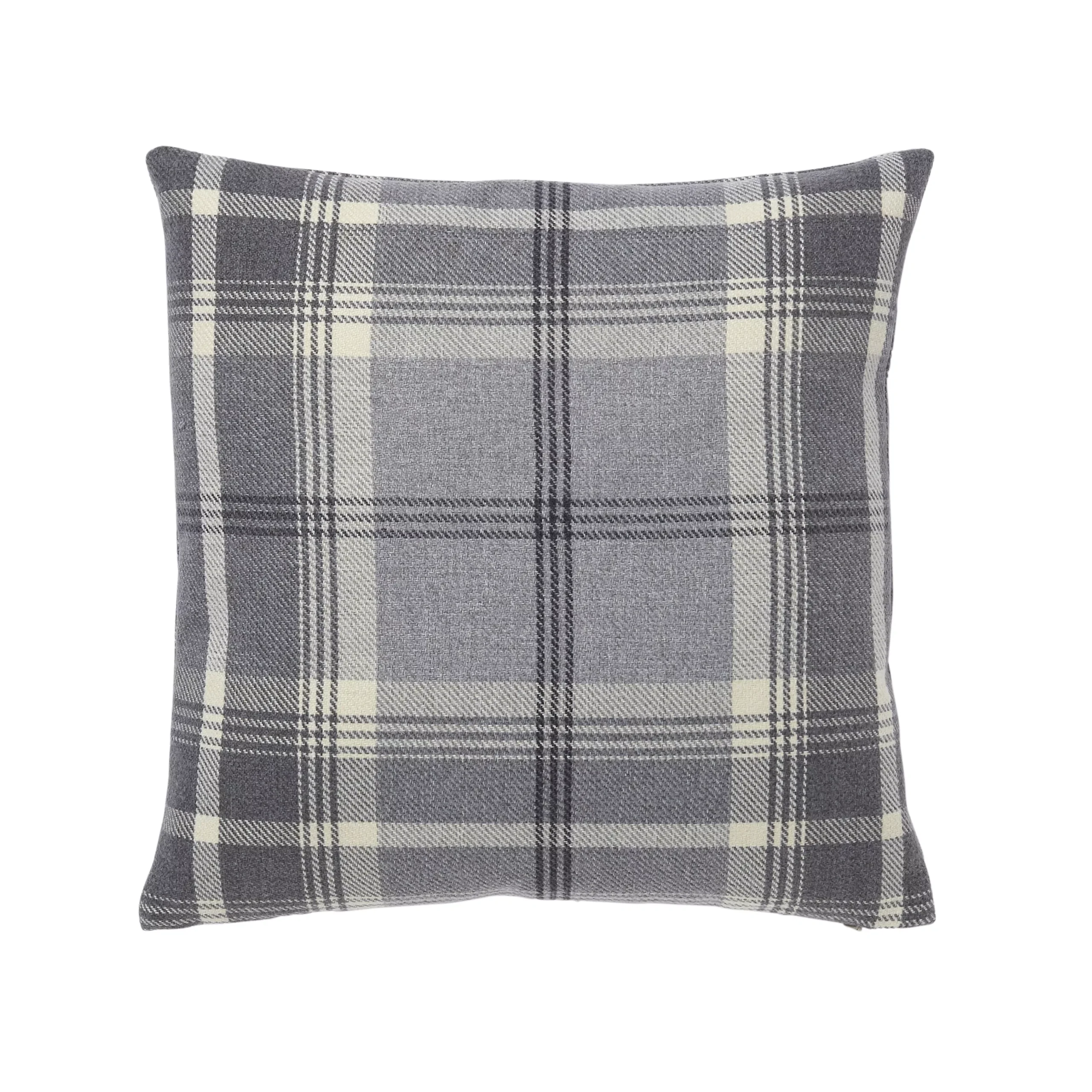 GoodHome Podor Grey Check Indoor Cushion (L)45cm X (W)45cm 3 GoodHome Podor Grey Check Indoor Cushion (L)45cm X (W)45cm