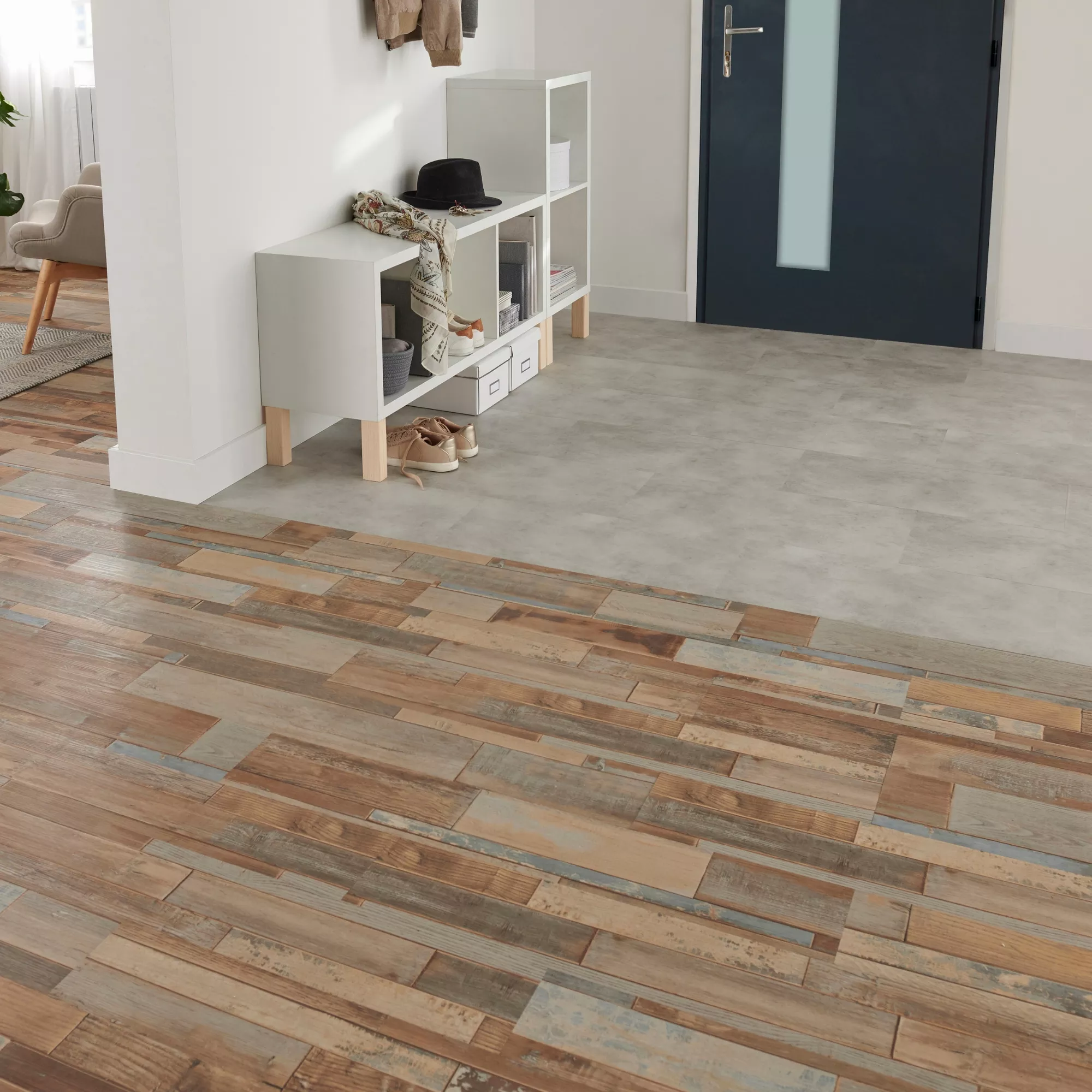 GoodHome Poprock Multi-blue Wood Planks Wood Effect Self Adhesive Vinyl Plank, Pack Of 7 9 GoodHome Poprock Multi-blue Wood Planks Wood Effect Self Adhesive Vinyl Plank, Pack Of 7 - Image 7