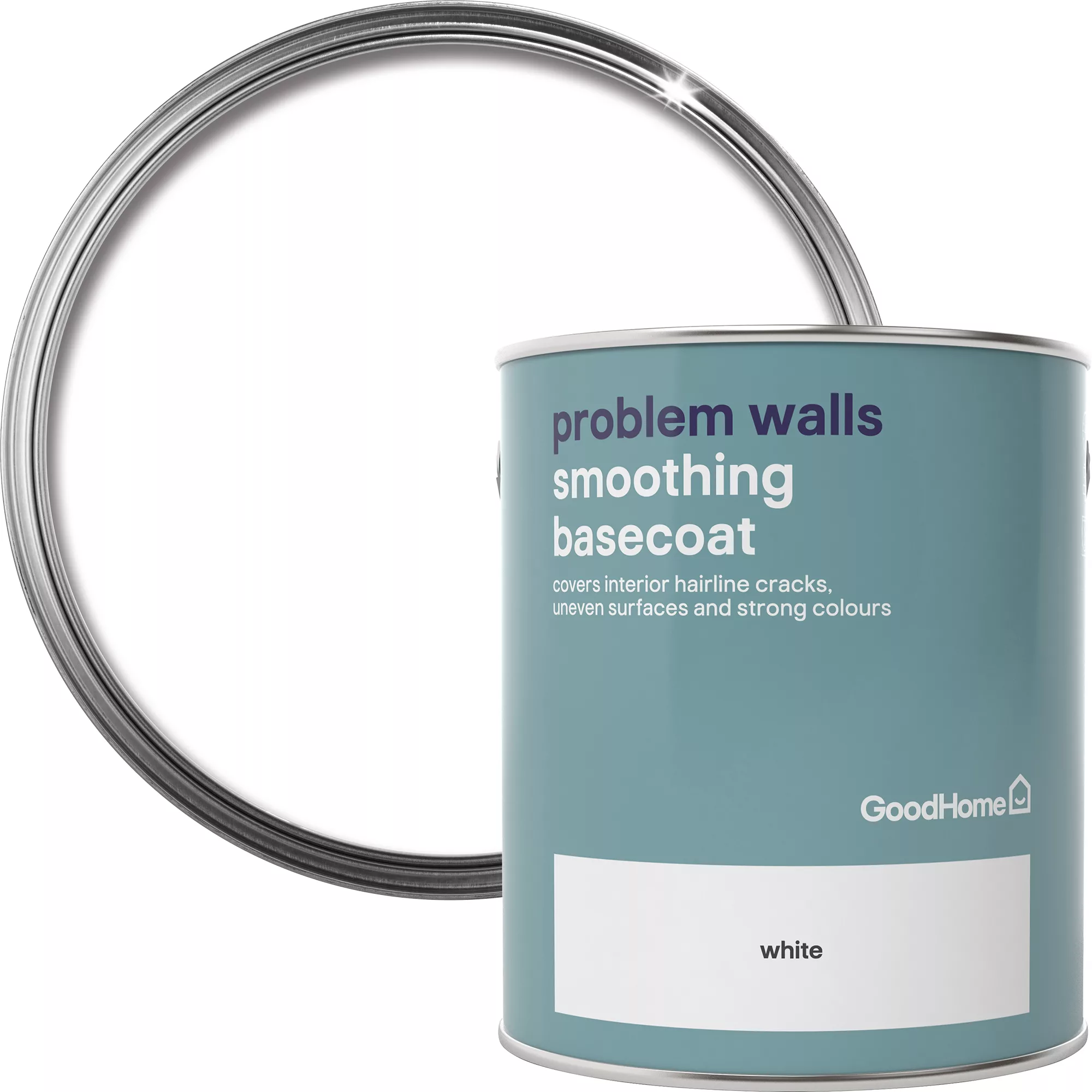 GoodHome Problem Walls White Basecoat, 2.5L 4 GoodHome Problem Walls White Basecoat, 2.5L - Image 2
