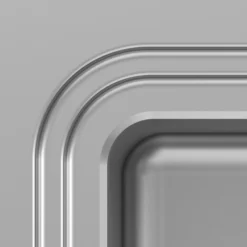 GoodHome Romesco Brushed Stainless Steel 1 Bowl Kitchen Sink With Compact Drainer (W)510mm X (L)770mm -Trade point goodhome romesco brushed stainless steel 1 bowl kitchen sink with compact drainer w 510mm x l 770mm5059340458762 36c