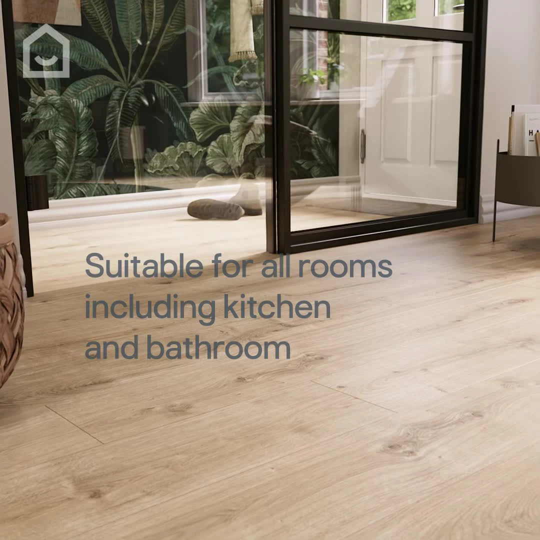 GoodHome Rowley Wood Effect Laminate Flooring, 1.99m² 4 GoodHome Rowley Wood Effect Laminate Flooring, 1.99m² - Image 2