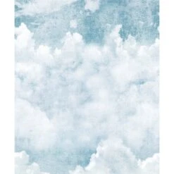 GoodHome Rowton Pale Blue Cloud Matt Mural -Trade point goodhome rowton pale blue cloud matt mural5059340410371 38c