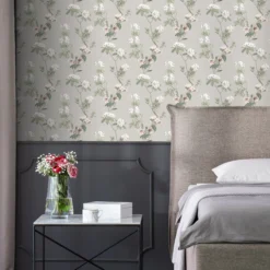 GoodHome Rubin Dark Grey Floral Textured Wallpaper 7 GoodHome Rubin Dark Grey Floral Textured Wallpaper -Trade point goodhome rubin dark grey floral textured wallpaper5059340410746 01i