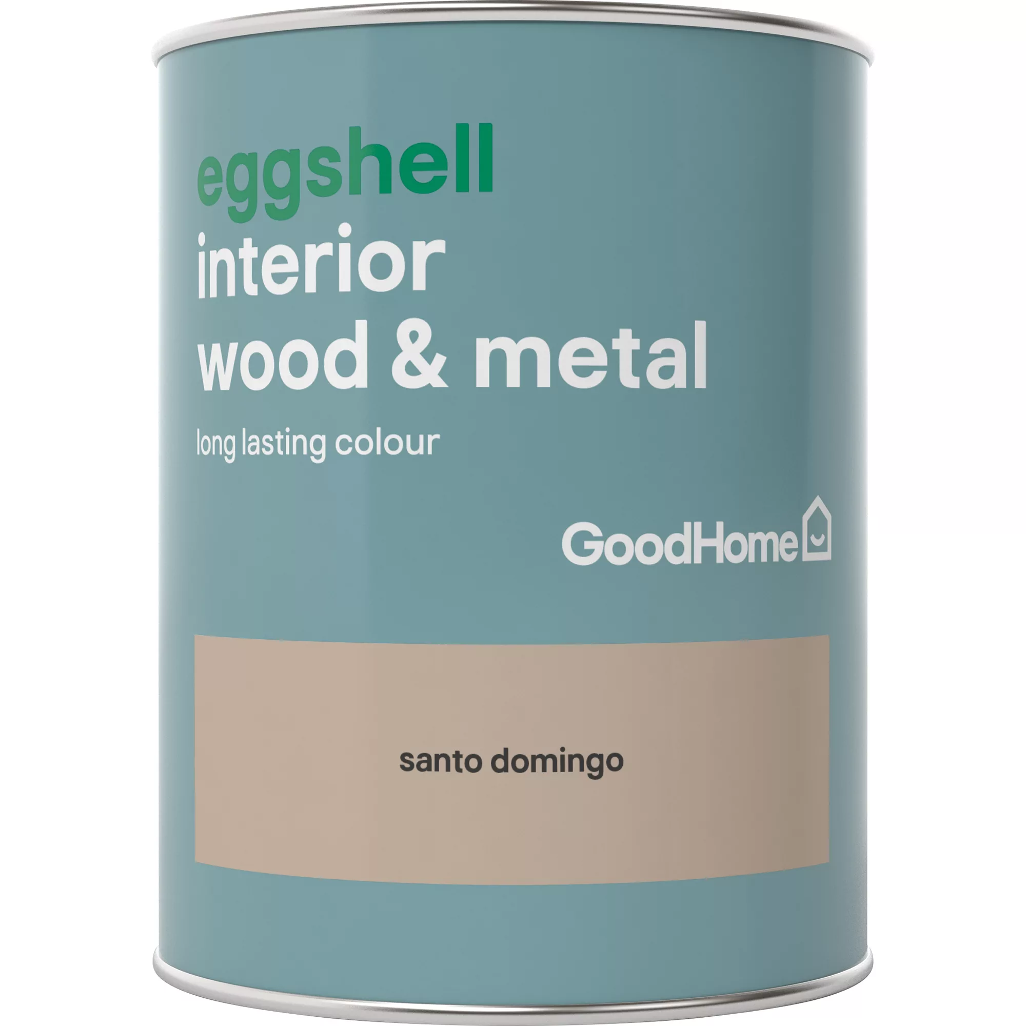 GoodHome Santo Domingo Eggshell Metal & Wood Paint, 750ml 4 GoodHome Santo Domingo Eggshell Metal & Wood Paint, 750ml - Image 2