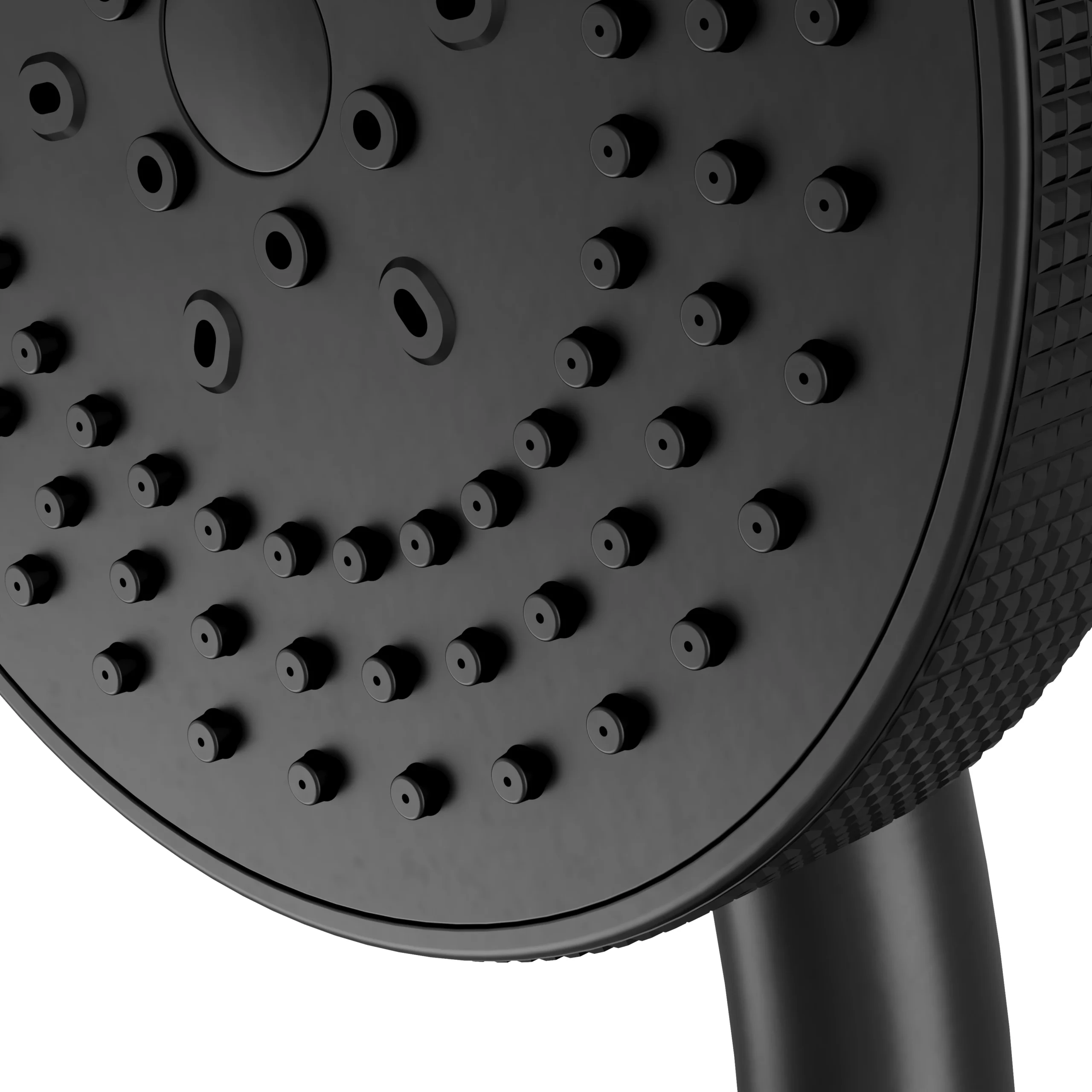 GoodHome Selenga Black Matt 5-spray Pattern Shower Head, 265mm 7 GoodHome Selenga Black Matt 5-spray Pattern Shower Head, 265mm - Image 5
