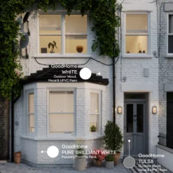 GoodHome Self-cleaning Pure Brilliant White Smooth Matt Masonry Paint, 5L -Trade point goodhome self cleaning pure brilliant white smooth matt masonry paint 5l5059340297019 19i EN 2022