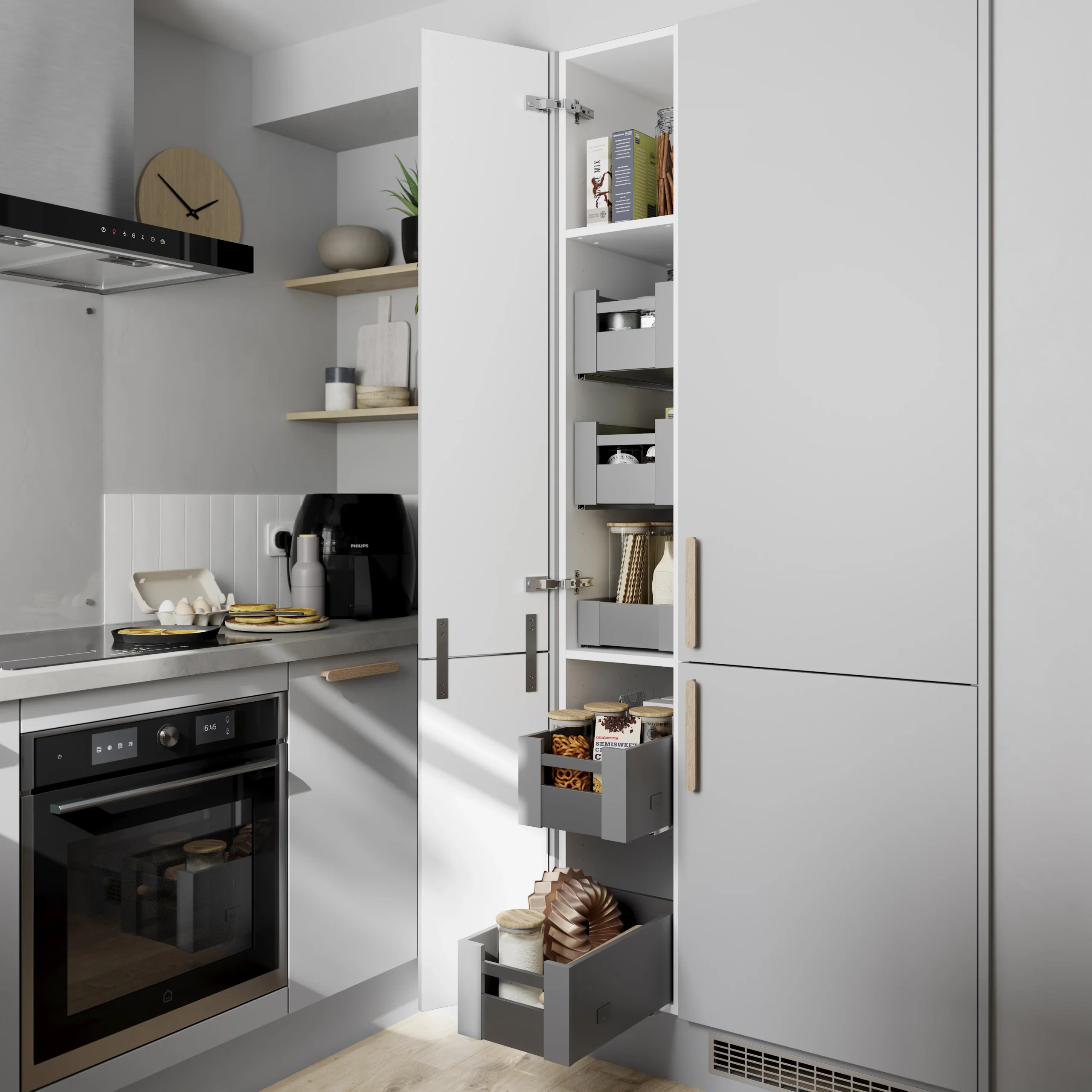 GoodHome Soto Soft-close Drawer Box (W)300mm 11 GoodHome Soto Soft-close Drawer Box (W)300mm - Image 9