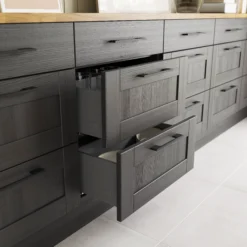 GoodHome Soto Soft-close Slimline Drawer Box (W)400mm -Trade point goodhome soto soft close slimline drawer box w 400mm5059340400266 10i