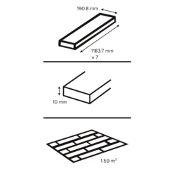 GoodHome Southwell Grey Wood Effect Laminate Flooring, 1.59m² 23 GoodHome Southwell Grey Wood Effect Laminate Flooring, 1.59m² -Trade point goodhome southwell grey wood effect laminate flooring 1 59m 5059340391342 01t