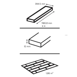 GoodHome Staccato Natural Wood Effect Laminate Flooring, 1.86m² 17 GoodHome Staccato Natural Wood Effect Laminate Flooring, 1.86m² -Trade point goodhome staccato natural wood effect laminate flooring 1 86m 5063022038586 01t
