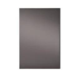 GoodHome Stevia & Garcinia Gloss Anthracite Slab Standard End Panel (H)900mm (W)610mm