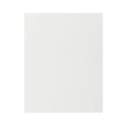 GoodHome Stevia & Garcinia Gloss White Slab Standard End Panel (H)720mm (W)570mm