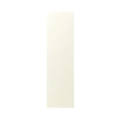 GoodHome Stevia Gloss Cream Slab Standard End Panel (H)2010mm (W)570mm, Pair