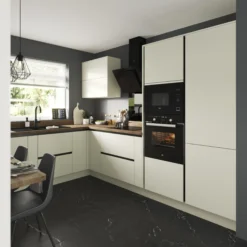 GoodHome Stevia Gloss Cream Slab Tall Larder Cabinet Door (W)300mm (H)1467mm (T)18mm -Trade point goodhome stevia gloss cream slab tall larder cabinet door w 300mm h 1467mm t 18mm3663602647775 20i