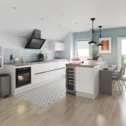 GoodHome Stevia Gloss White Slab Tall Larder Cabinet Door (W)600mm (H)1467mm (T)18mm 13 GoodHome Stevia Gloss White Slab Tall Larder Cabinet Door (W)600mm (H)1467mm (T)18mm -Trade point goodhome stevia gloss white slab tall larder cabinet door w 600mm h 1467mm t 18mm3663602647225 20i